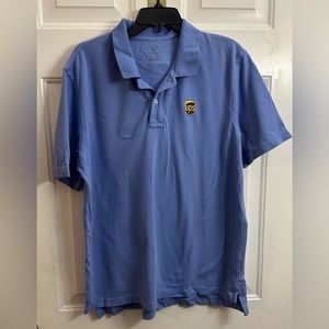 Men’s UPS United Parcel Service Blue Employee Polo Shirt- Size Large
